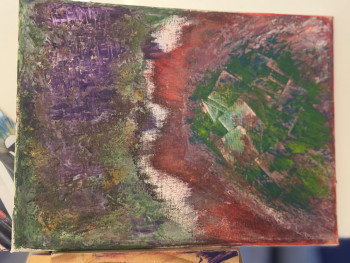 Œuvre contemporaine nommée « Marée des souvenirs », Réalisée par ZIN KONST