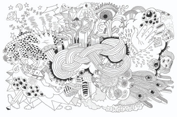 Œuvre contemporaine nommée « Le nombril du monde », Réalisée par JEAN-CHRISTIAN MARTINEZ