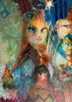 Œuvre contemporaine nommée « La bonne étoile du berger », Réalisée par RAPHY
