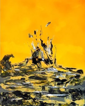 Œuvre contemporaine nommée « " Tempérament volcanique " », Réalisée par LEMANOé