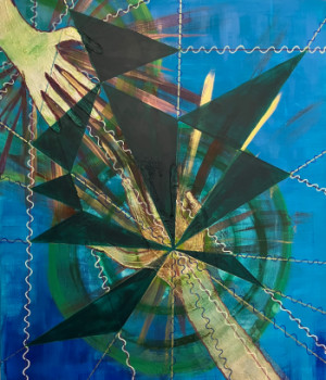 Œuvre contemporaine nommée « Transmission », Réalisée par BY LUCE
