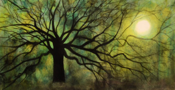 Œuvre contemporaine nommée « Arbre Gorgone », Réalisée par ALISSA