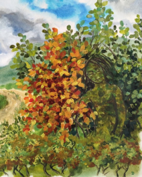 Œuvre contemporaine nommée « Fluctuations », Réalisée par COCO.ART.ECO.FEMINISTE