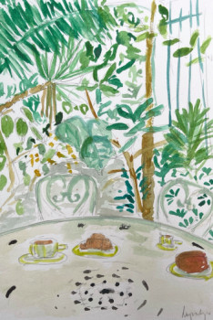 Œuvre contemporaine nommée « Serres & Café », Réalisée par LUPIABJODOT