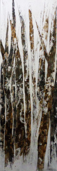 Œuvre contemporaine nommée « arbres », Réalisée par SYLVIE PINON