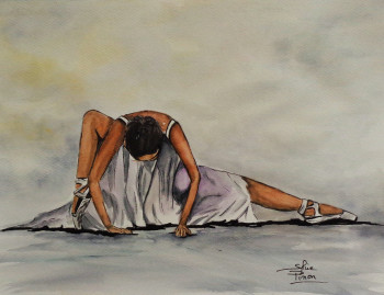 Œuvre contemporaine nommée « la danseuse », Réalisée par SYLVIE PINON