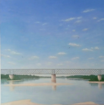 Œuvre contemporaine nommée « La loire à saumur », Réalisée par DARMSTADTER