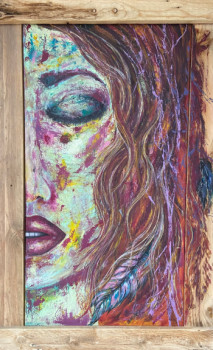 Œuvre contemporaine nommée « Hope I disappear N°1 », Réalisée par ALEXIA GONDOUX