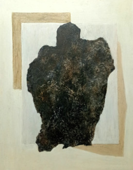 Œuvre contemporaine nommée « Corazón de Lava nº10 », Réalisée par DE JUAN
