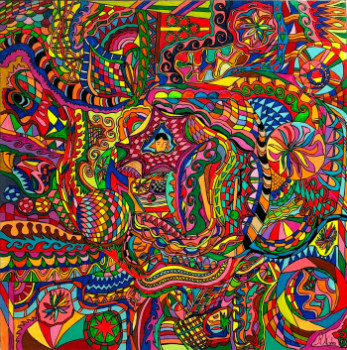 Œuvre contemporaine nommée « DEVINETTE », Réalisée par KOHN ROBERT