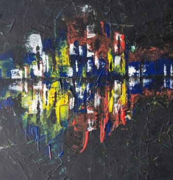 Œuvre contemporaine nommée « Dark city », Réalisée par LEXA'S MIND