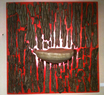 Œuvre contemporaine nommée « Le sang de l'Arbre », Réalisée par MARCO HAVET-MERCIER