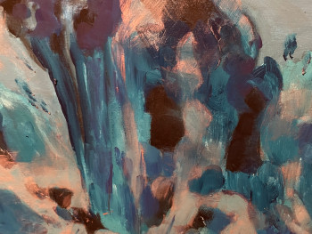 Œuvre contemporaine nommée « implosion », Réalisée par VIRGINIA TANSU