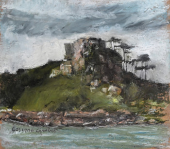 Œuvre contemporaine nommée « Trebeurden(Bretagne) », Réalisée par CORINNE QUIBEL