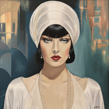 Œuvre contemporaine nommée « Daisy », Réalisée par ELISABETH MIONE