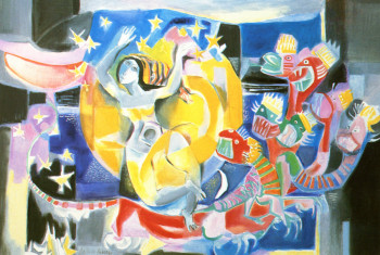 Œuvre contemporaine nommée « La femme enveloppée du soleil », Réalisée par LOUIS CAILLAUD D'ANGERS