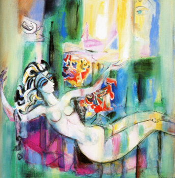 Œuvre contemporaine nommée « Le printemps », Réalisée par LOUIS CAILLAUD D'ANGERS