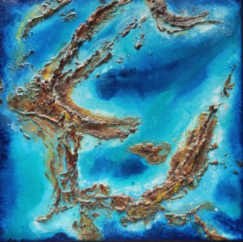 Œuvre contemporaine nommée « Aérienne 9 », Réalisée par SOPHIE LECESNE