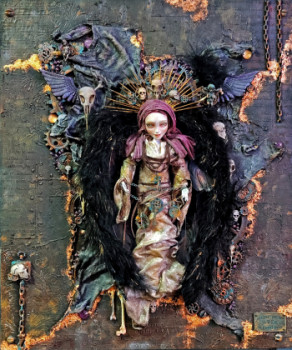 Œuvre contemporaine nommée « Angel Steampunk », Réalisée par ICIAR