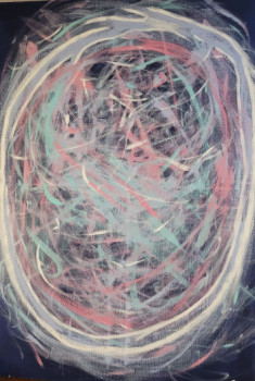 Œuvre contemporaine nommée « Univers », Réalisée par CHANTAL LISTOIR