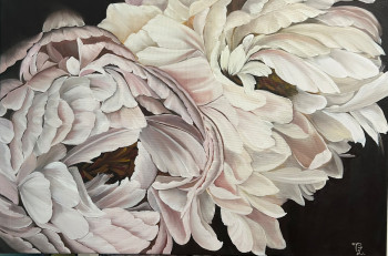 Œuvre contemporaine nommée « Symphonie de fleurs », Réalisée par TATIANA LASHCHENKOVA