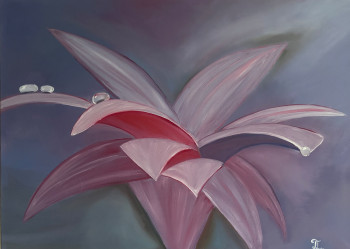 Œuvre contemporaine nommée « Gouttes de rosée », Réalisée par TATIANA LASHCHENKOVA