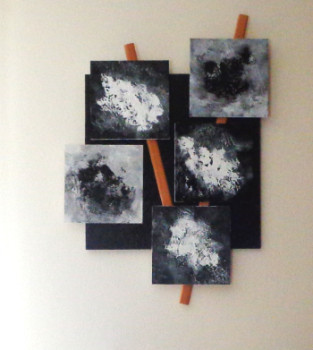 Œuvre contemporaine nommée « construction », Réalisée par SYLVIE PINON