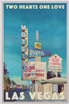 Œuvre contemporaine nommée « Two Hearts One Love Vegas », Réalisée par ALECSE