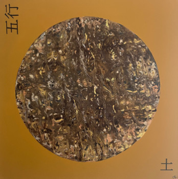 Œuvre contemporaine nommée « Terre », Réalisée par CHRYSTELLE LAMOUREUX CHL