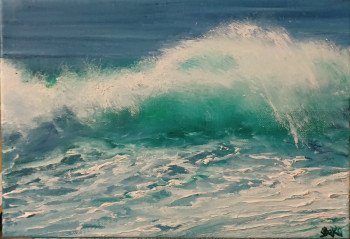 Œuvre contemporaine nommée « The Ocean wave », Réalisée par SAKO