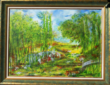 Œuvre contemporaine nommée « N° 103 La Pastoral Ramatuelle », Réalisée par JADE-B-ROUGERIE
