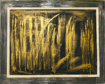 Œuvre contemporaine nommée « N° 346 Fôret de Bambou », Réalisée par JADE-B-ROUGERIE