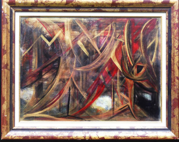 Œuvre contemporaine nommée « N° 392 Victoire en Voiliers », Réalisée par JADE-B-ROUGERIE