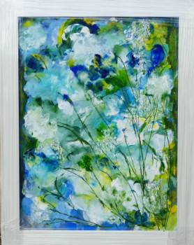 Œuvre contemporaine nommée « N° 208 la Nostalgie », Réalisée par JADE-B-ROUGERIE