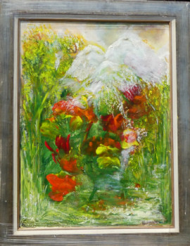 Œuvre contemporaine nommée « N° 413 Machu Picchu à l'Aube du 1er Jour », Réalisée par JADE-B-ROUGERIE