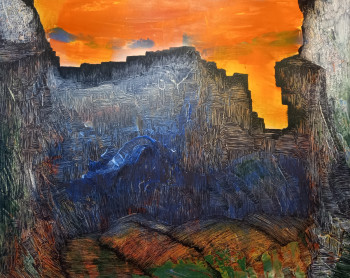 Œuvre contemporaine nommée « Cirque de Gavarnie. Paysage transfiguré », Réalisée par CATHERINE BAYLET