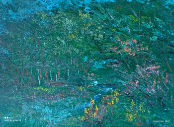 Œuvre contemporaine nommée « Coule une rivière », Réalisée par XIORCALED (ED)