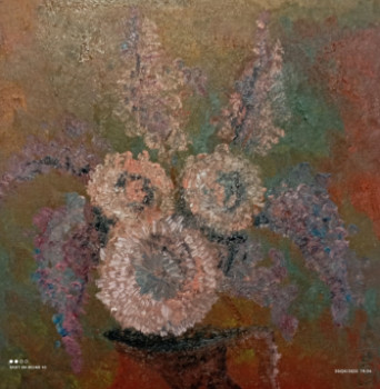 Œuvre contemporaine nommée « Poterie fleurie », Réalisée par XIORCALED (ED)