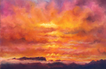 Œuvre contemporaine nommée « Sainte victoire », Réalisée par MANON SPINA