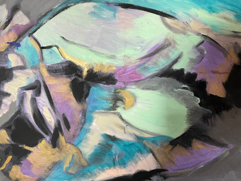 Œuvre contemporaine nommée « fusion », Réalisée par VIRGINIA TANSU