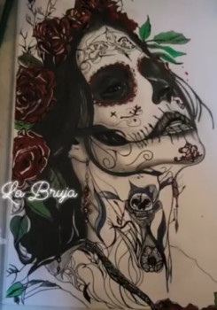 Œuvre contemporaine nommée « La Bruja », Réalisée par GIANLUCA OTTAVIANI