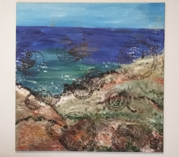 Œuvre contemporaine nommée « Moments à la plage », Réalisée par VM LITTLE FABRIK