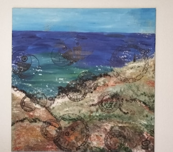 Œuvre contemporaine nommée « moments à la plage », Réalisée par VM LITTLE FABRIK