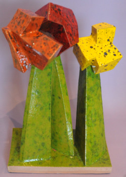 Œuvre contemporaine nommée « Les amaryllis », Réalisée par PHILIBERT D