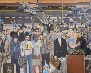 Œuvre contemporaine nommée « AERPSTARS », Réalisée par FRANCIS STANZIONE