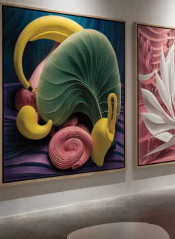 Œuvre contemporaine nommée « ORGANIC 1 », Réalisée par TEDRUB