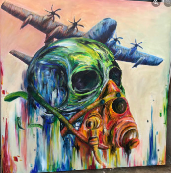 Œuvre contemporaine nommée « SKYSPIRIT », Réalisée par BARILLON