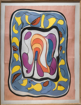 Œuvre contemporaine nommée « RECOLLAGE 2 », Réalisée par TEDRUB