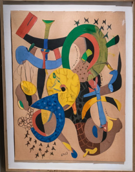 Œuvre contemporaine nommée « RECOLLAGE 3 », Réalisée par TEDRUB