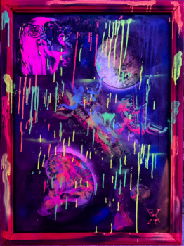 Œuvre contemporaine nommée « La Scène », Réalisée par LE X MONEY